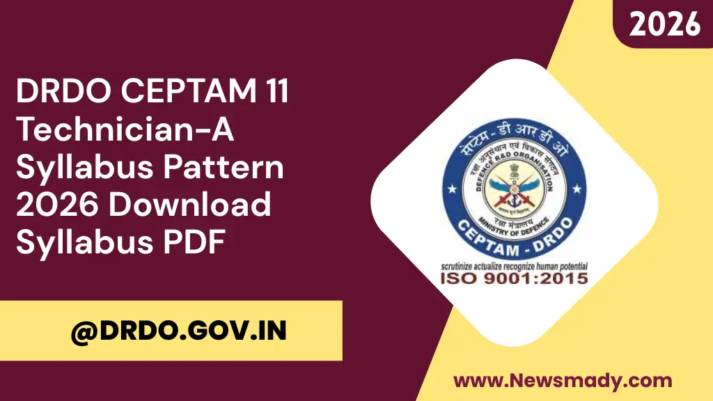DRDO CEPTAM 11 Technician-A Syllabus Exam Pattern