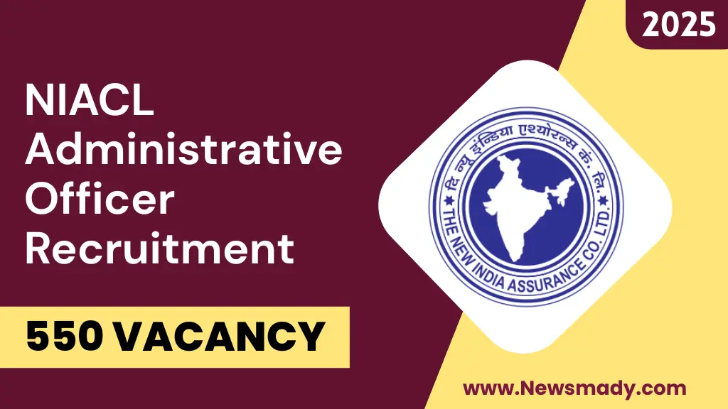 NIACL Administrative Officer Recruitment