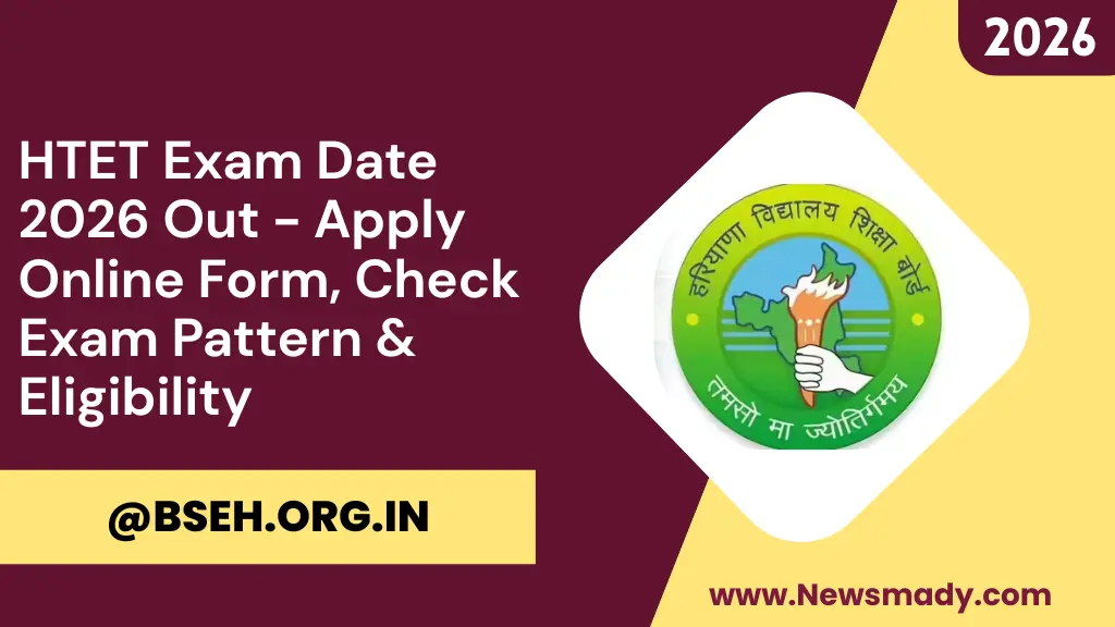 HTET Exam Date 2026 Out